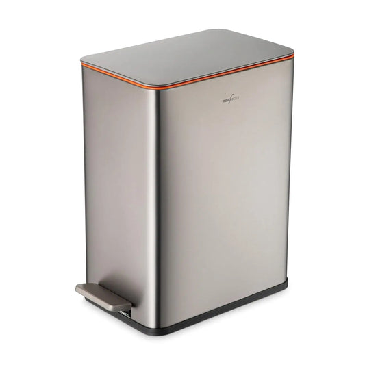 Slim 2.6 Gallon Stainless Steel Pedal Trash Can Lid