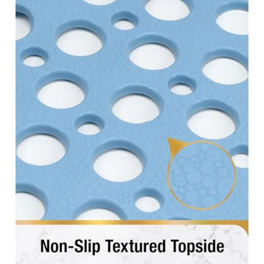 Non Slip Bathtub Mat With Suction Cups And Fast Drainage