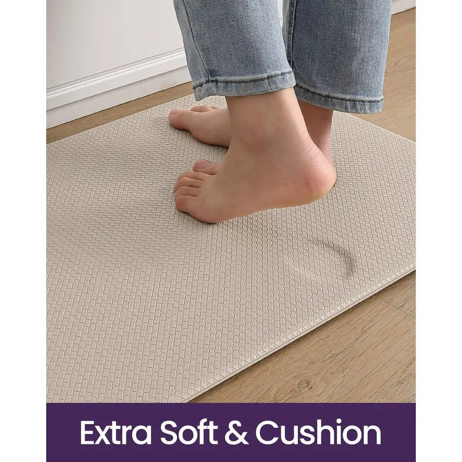 Waterproof Kitchen Anti Fatigue Mats 17x29 17x59 Cushioned Memory Foam Floor Runner Rug