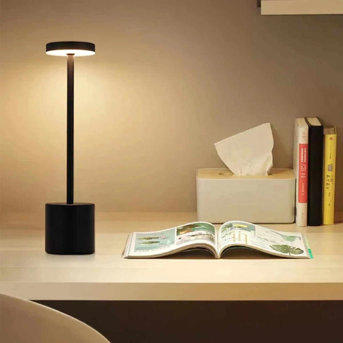 Nordic Retro Iron Art Desk Lamp For Bedside Eye Protection
