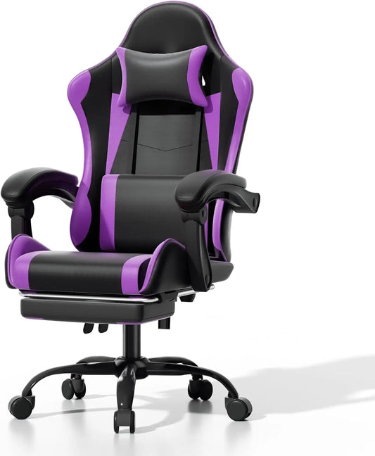 Athena Collection Carbon Fiber Gaming Chair With Ergonomic Support