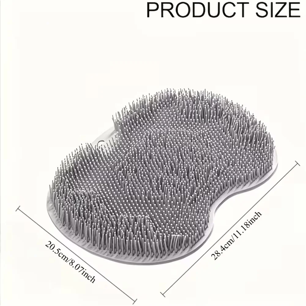 Silicone Shower Mat With Suction Cups For Foot Massage