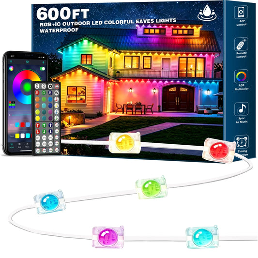 Ailbton Smart Outdoor String Lights With App And Remote