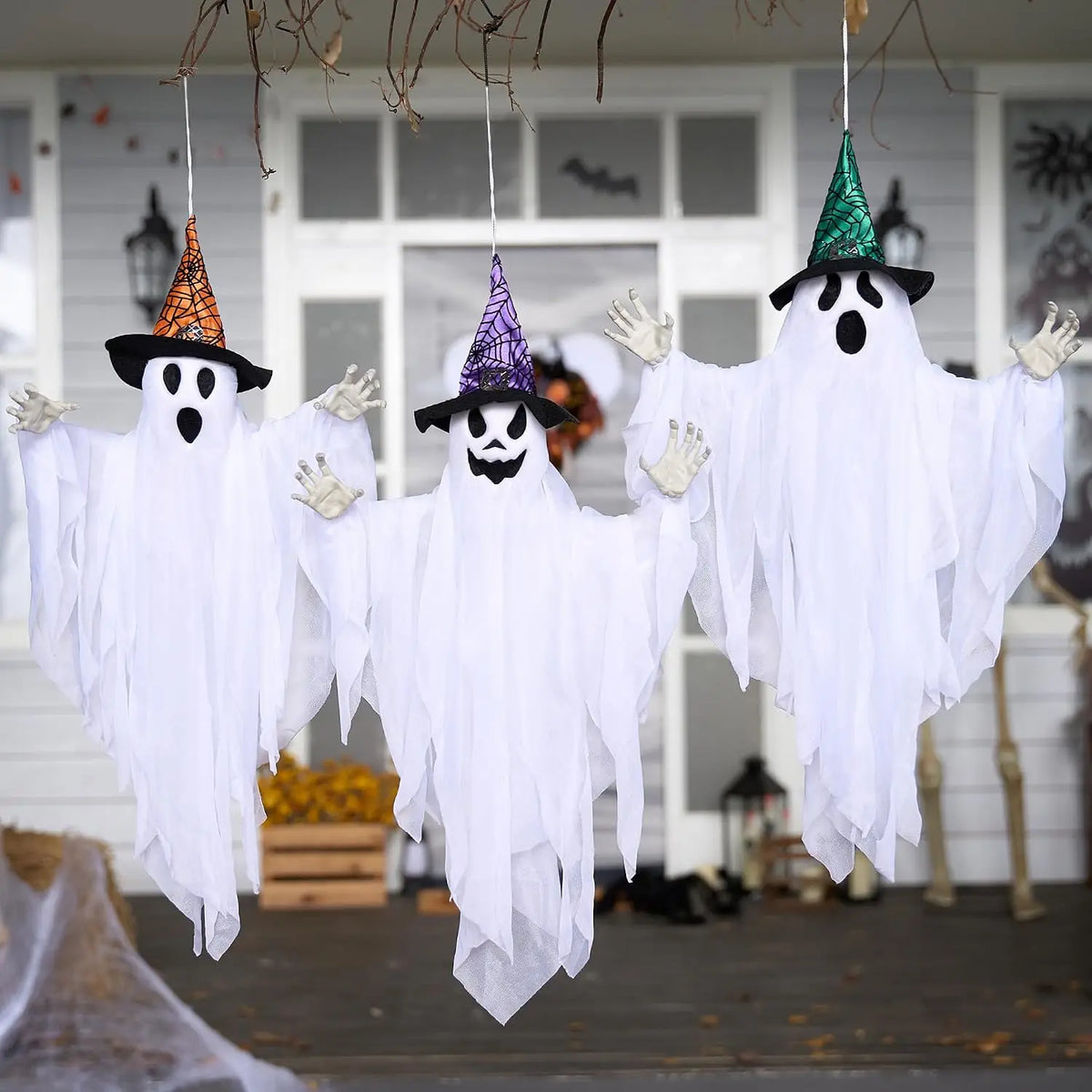 Joyfy Hanging Ghost Halloween Decorations Indoor Outdoor