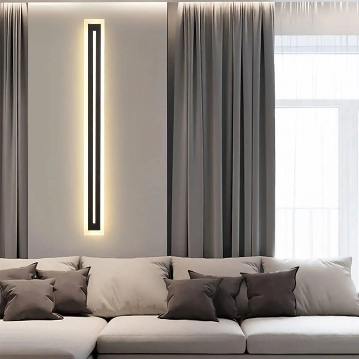 Modern Outdoor LED Wall Sconce Fixture with Frosted Acrylic