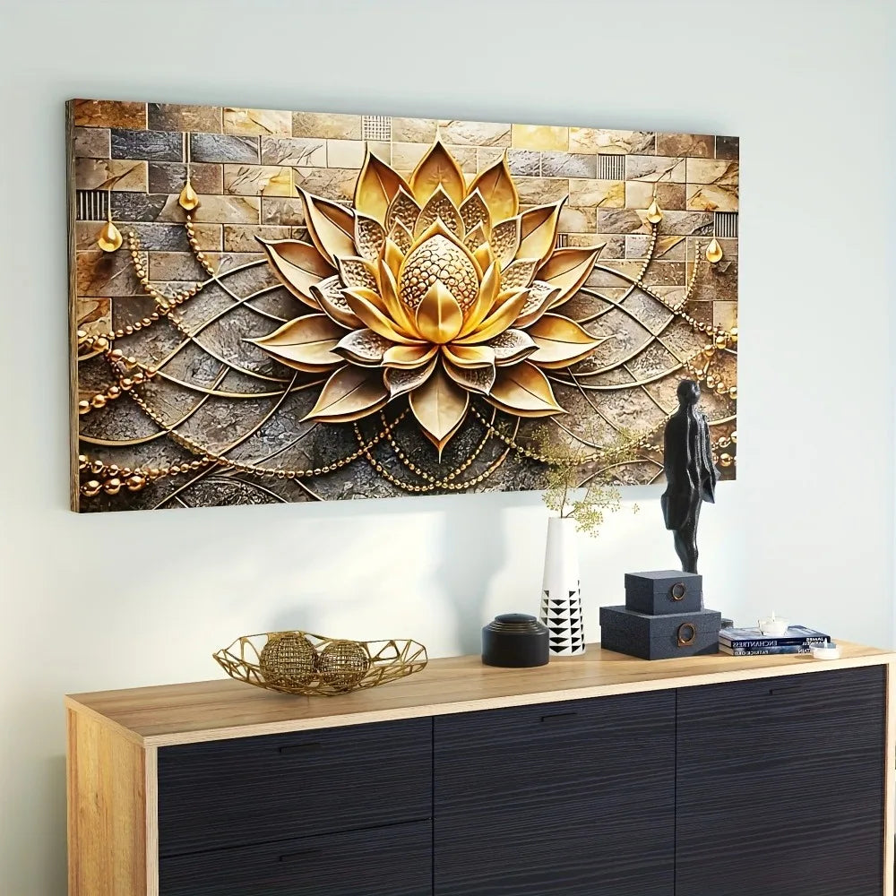 Modern Abstract Floral Canvas Art For Home Interiors