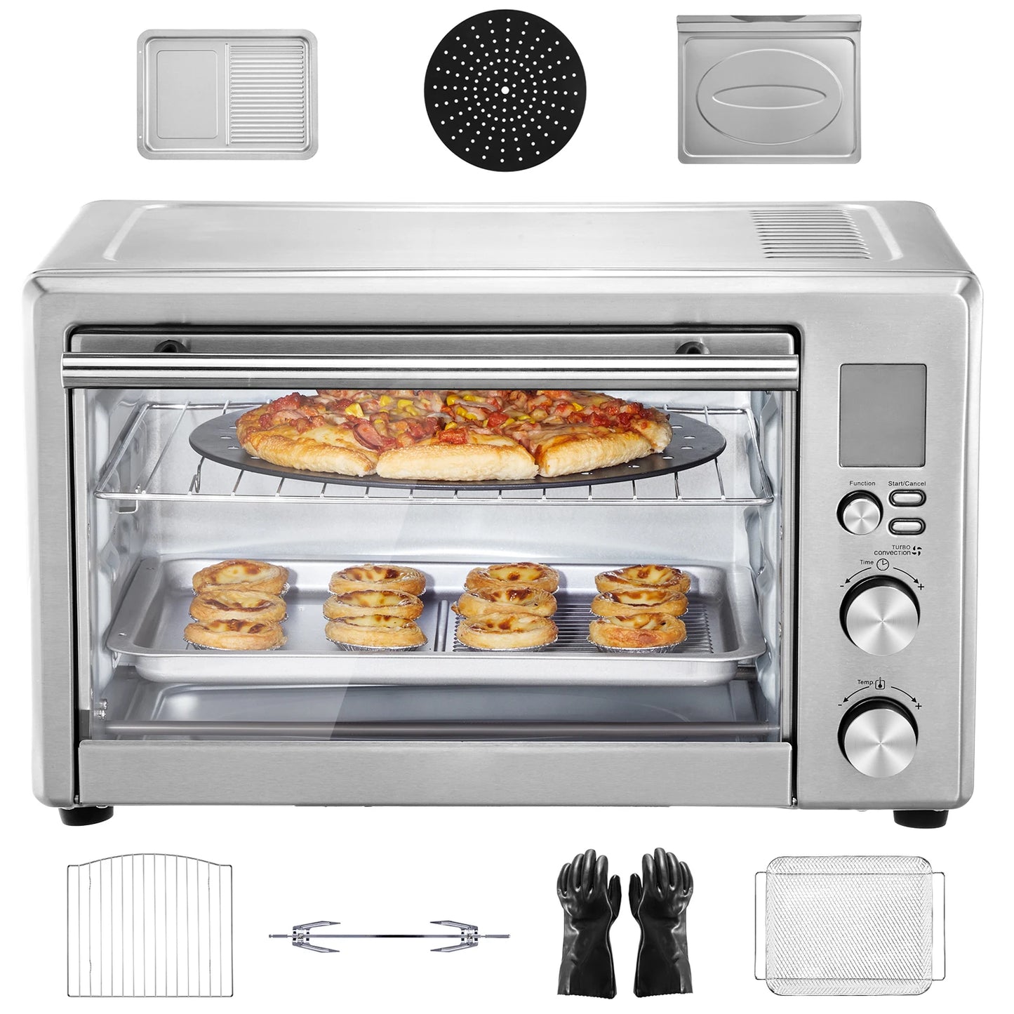 SucceBuy 13 In 1 Air Fryer Toaster Oven Convection 1800W