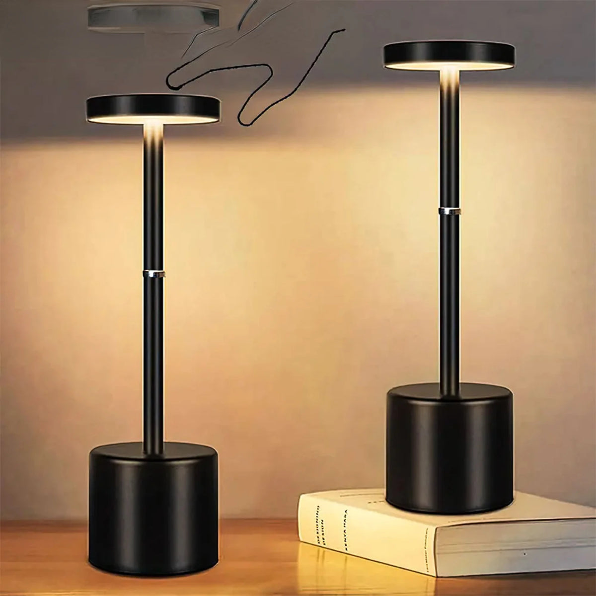 Nordic Retro Iron Art Desk Lamp For Bedside Eye Protection