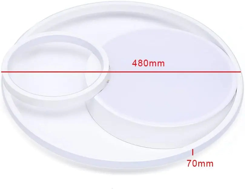 Three Rings LED Flush Mount Ceiling Light Chandelier Living Room