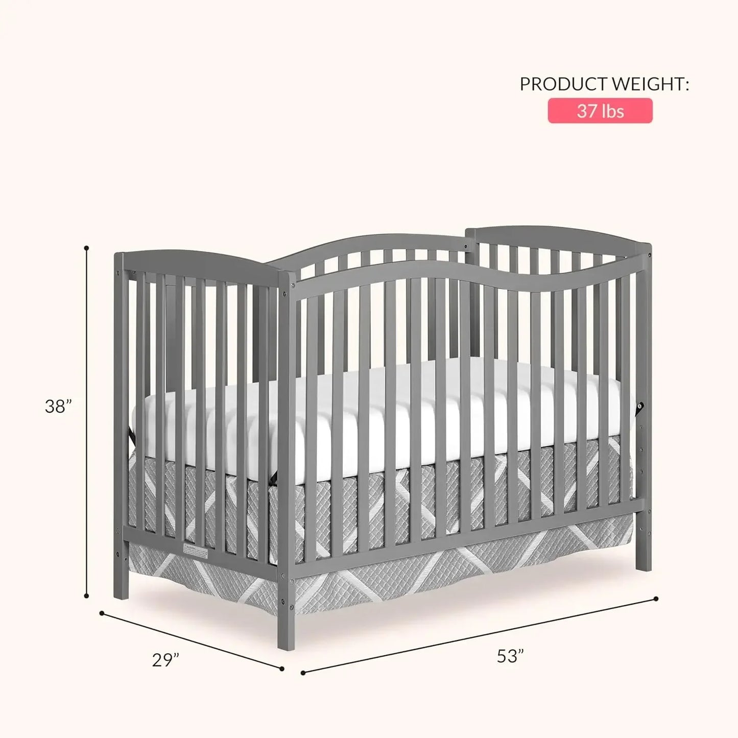 Chelsea 5in1 Convertible Crib