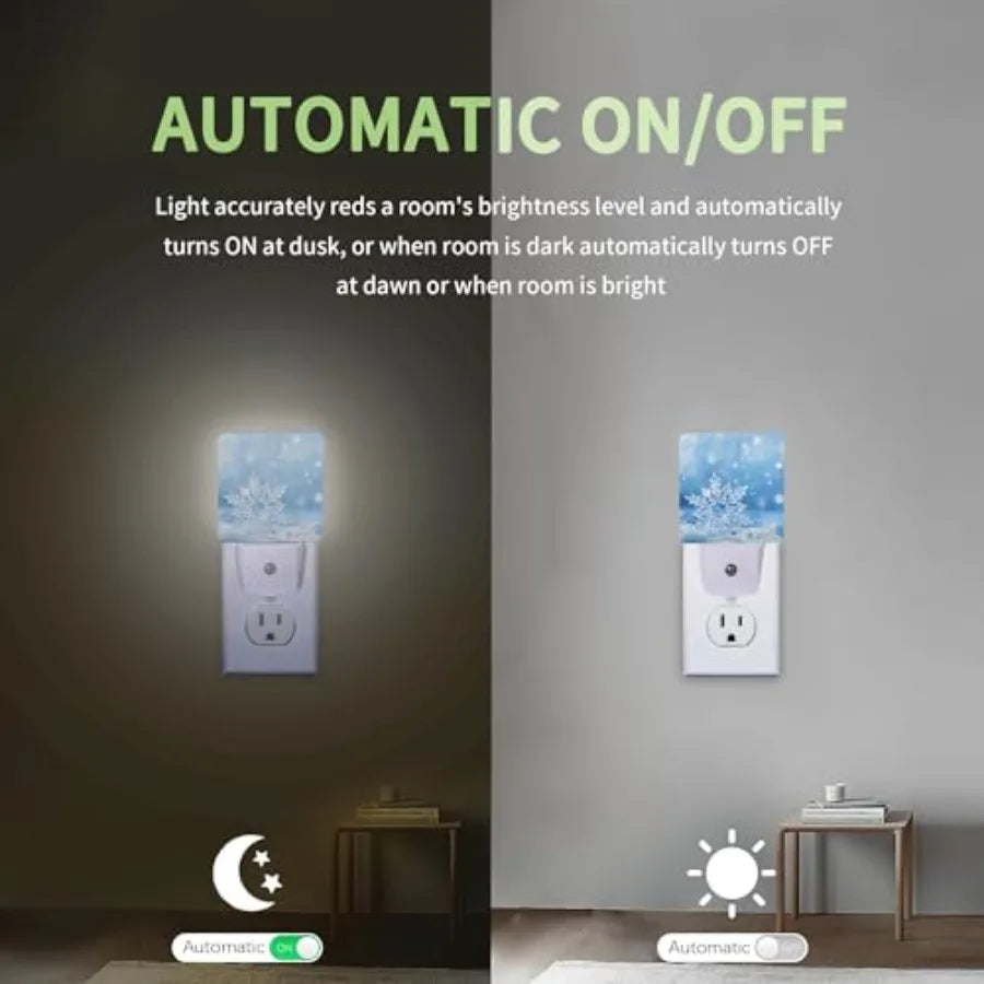 Christmas Night Light With Dusk To Dawn Sensor For Home Lights