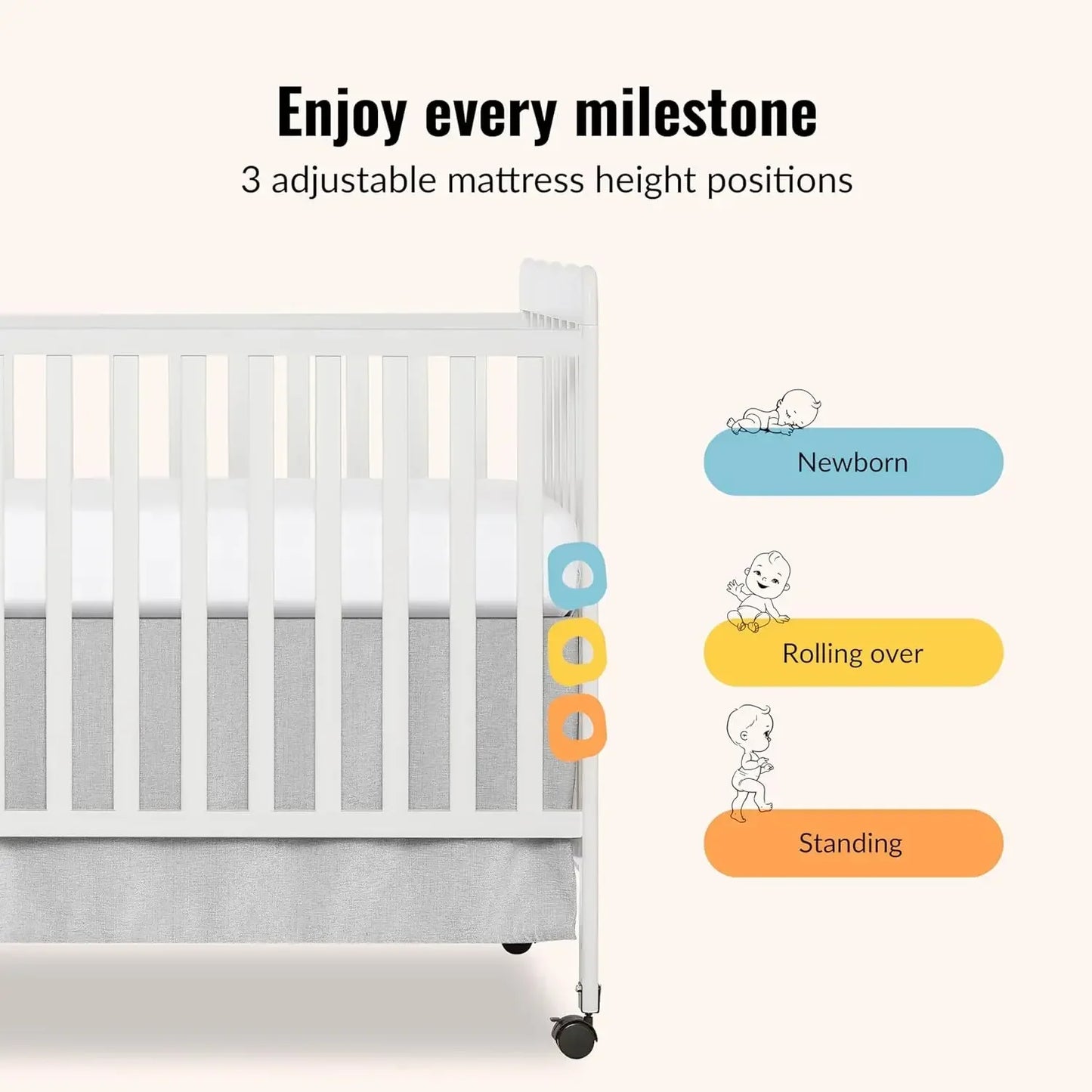 Carson Classic 3-in-1 Convertible Baby Crib