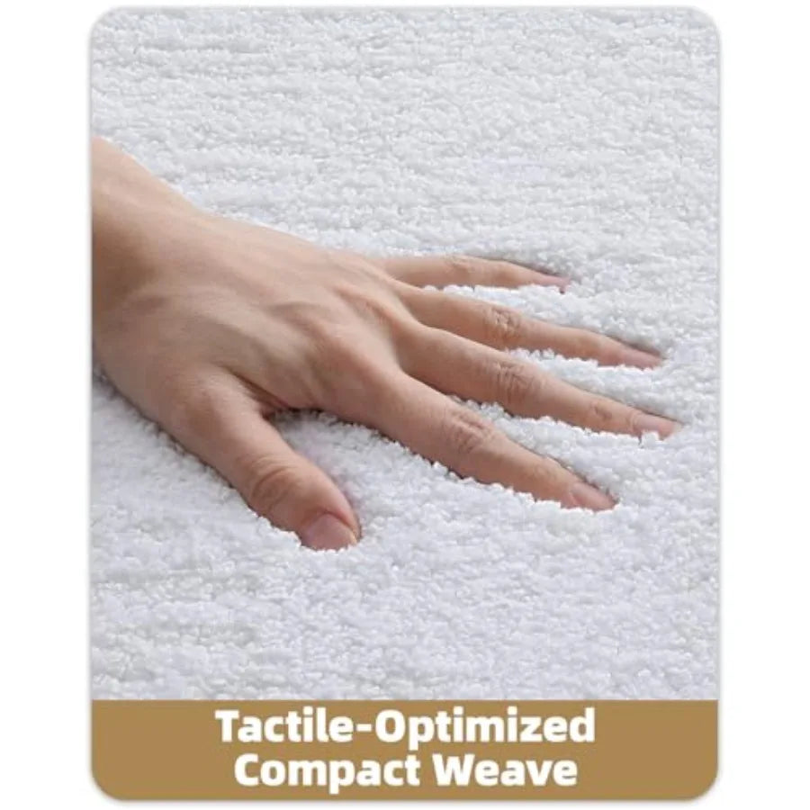 Plush Absorbent Non Slip Bathroom Mat For Shower Or Tub