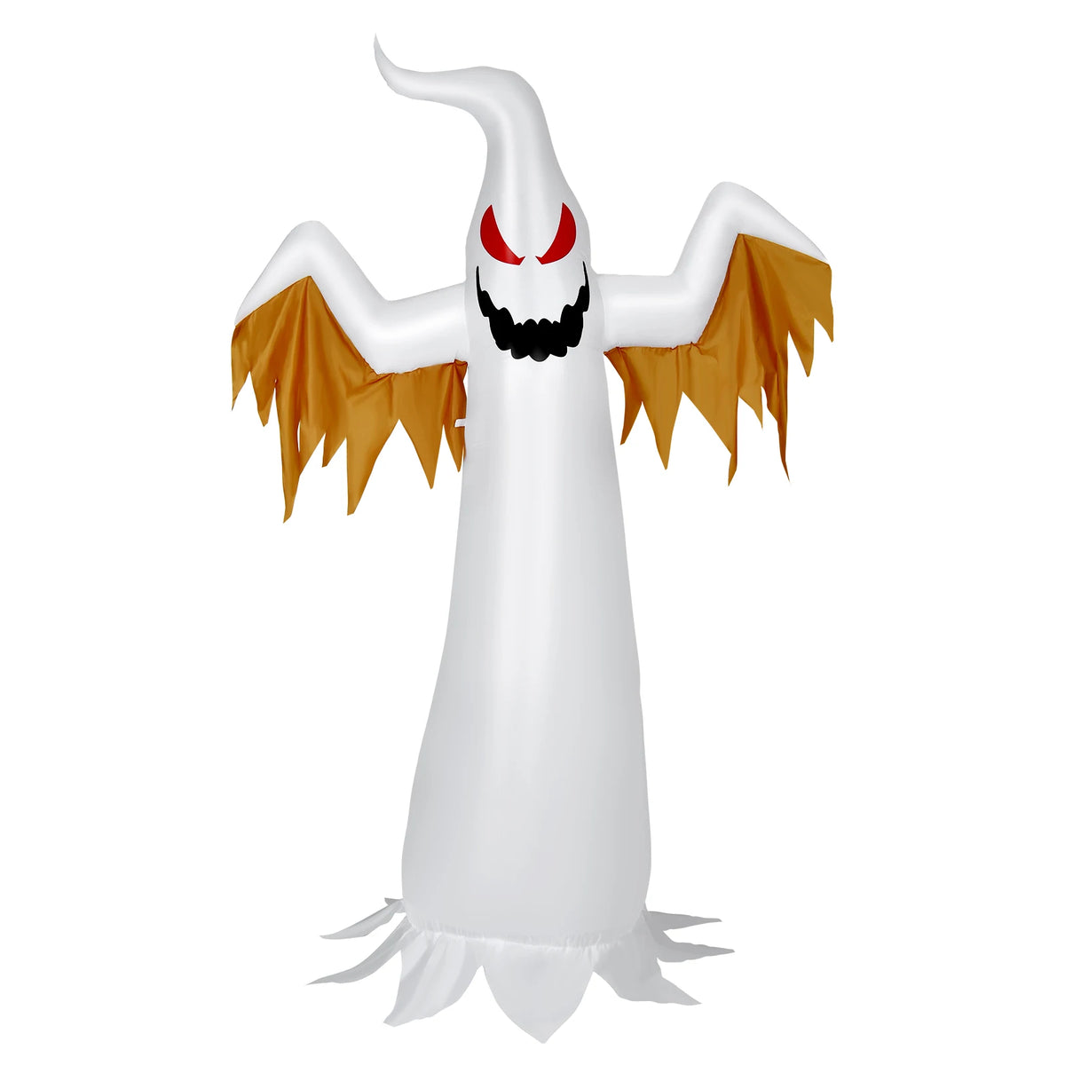 LIFEZEAL Halloween Inflatable Ghost With Rotating Flame LED Lights