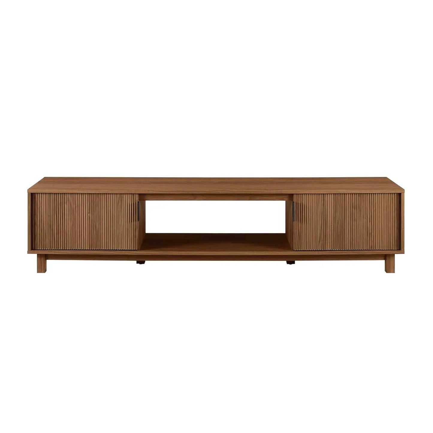 Arundo Fluted TV Stand Modern Low Profile Design Durable