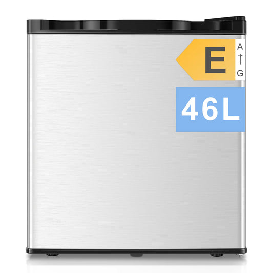 Compact Mini Refrigerator With Adjustable Thermostat And Reversible Door