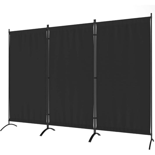 Room Divider, 99’‘W Folding Privacy Screens, 3 Panel Partitions Dividers, Portable Separating for Home Office Bedroom Dorm Decor