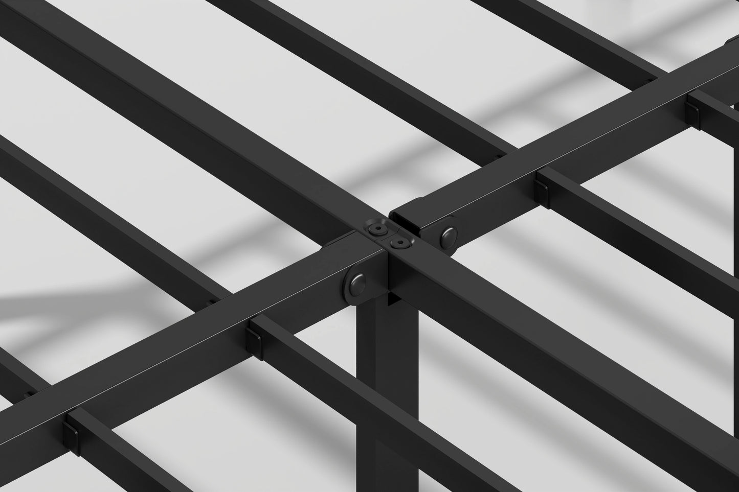 AROMUSTIME Metal Bed Frame Platform Bed With Heavy Duty Slats Easy Assembly