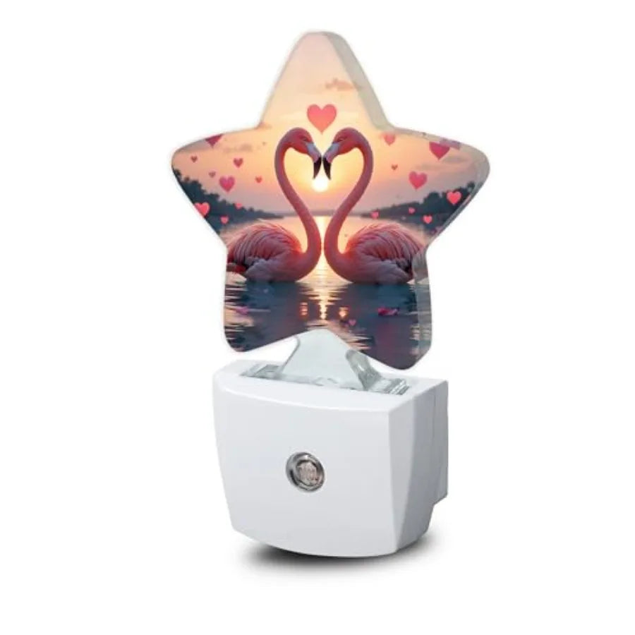 Dusk To Dawn Winter Tree Star Plug In Nightlight Sensor