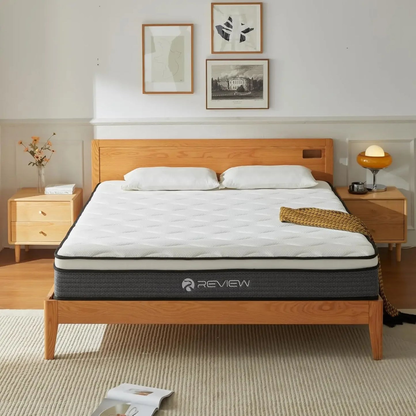 Memory Foam Hybrid Mattress With Individual Pocket Springs