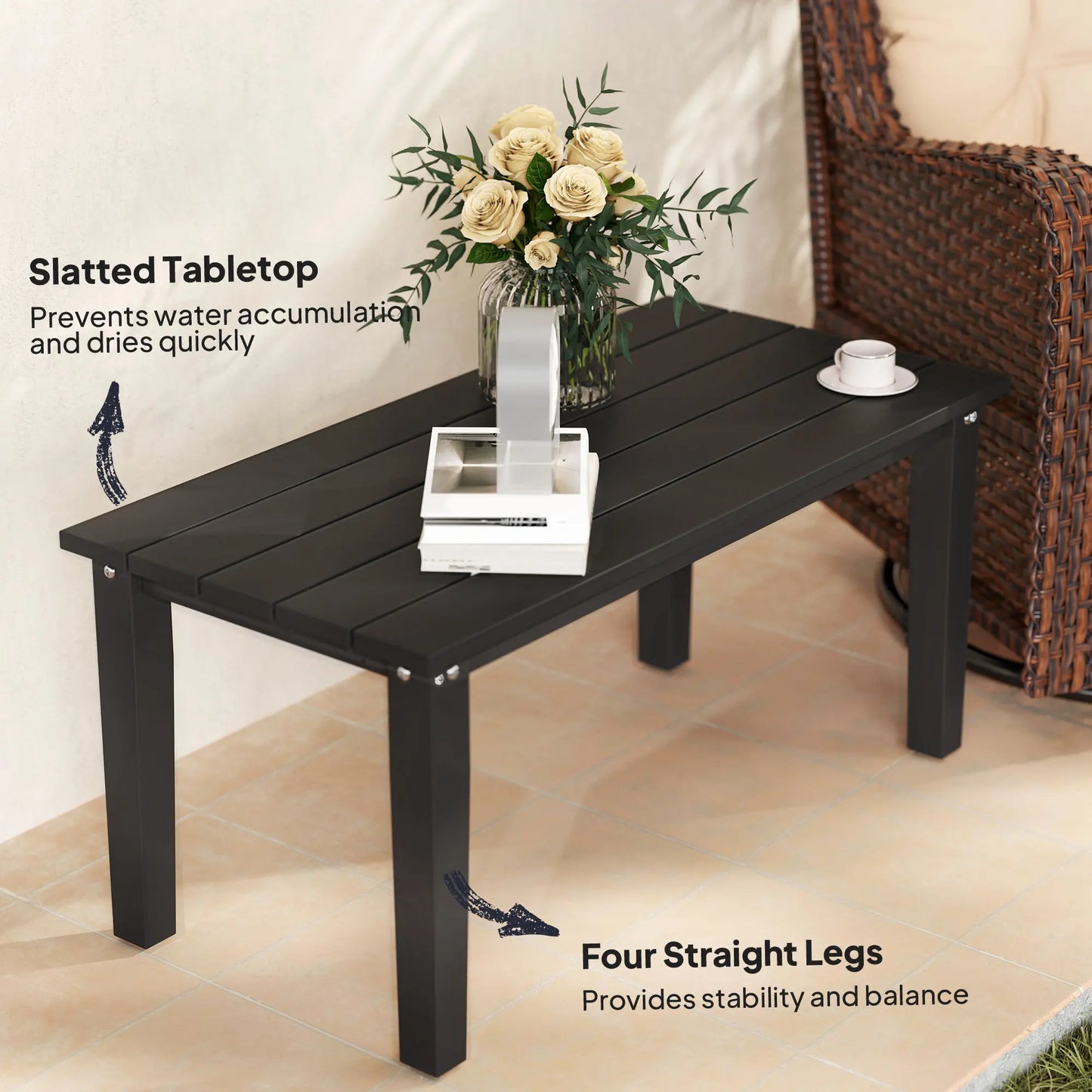 Hdpe Outdoor Coffee Table
