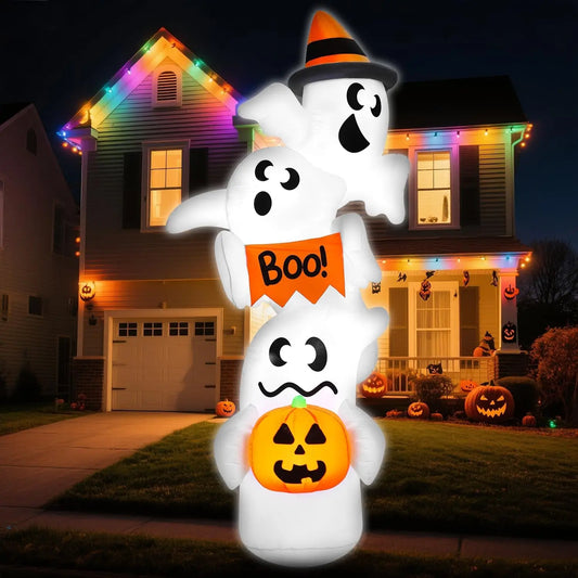 Joyfy Halloween Inflatable Ghost Outdoor Decoration With LED Lights