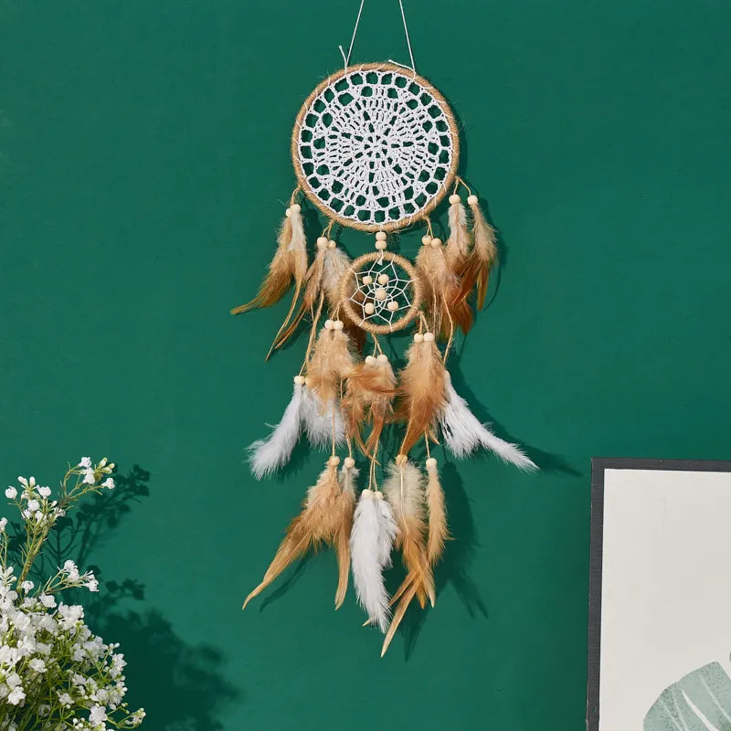Moon Dream Chaser Bohemian Dream Catcher Wall Decor Set