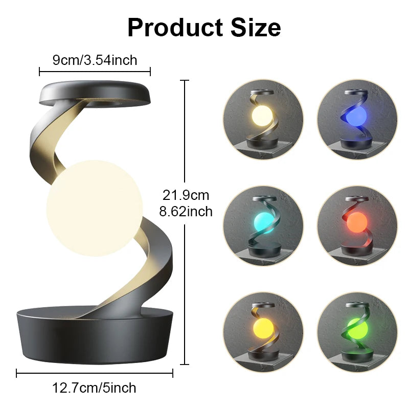 Charging LED Night Lamp with Motion Sensor Floating Bedside Rechargeable Table Lamp Lighting Modern party decorations lamps