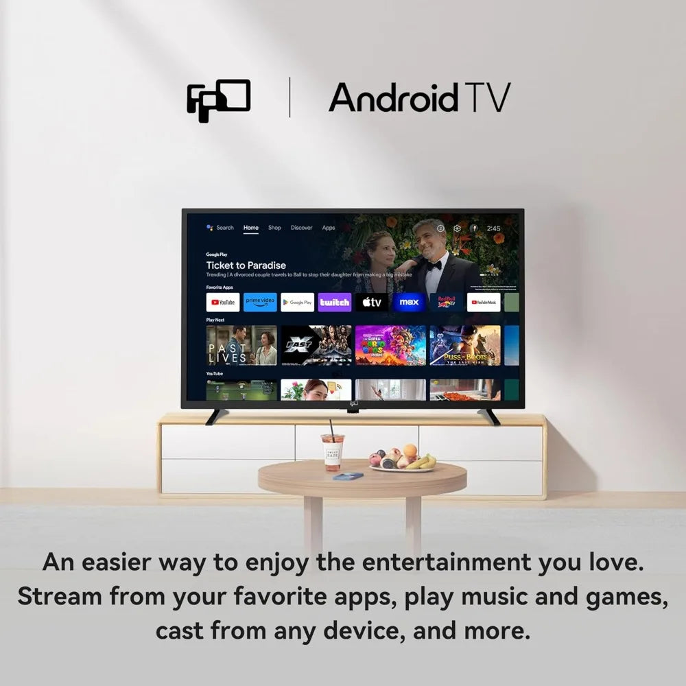 XMSJ Android Smart TV HDR 10 With Google Play Cast