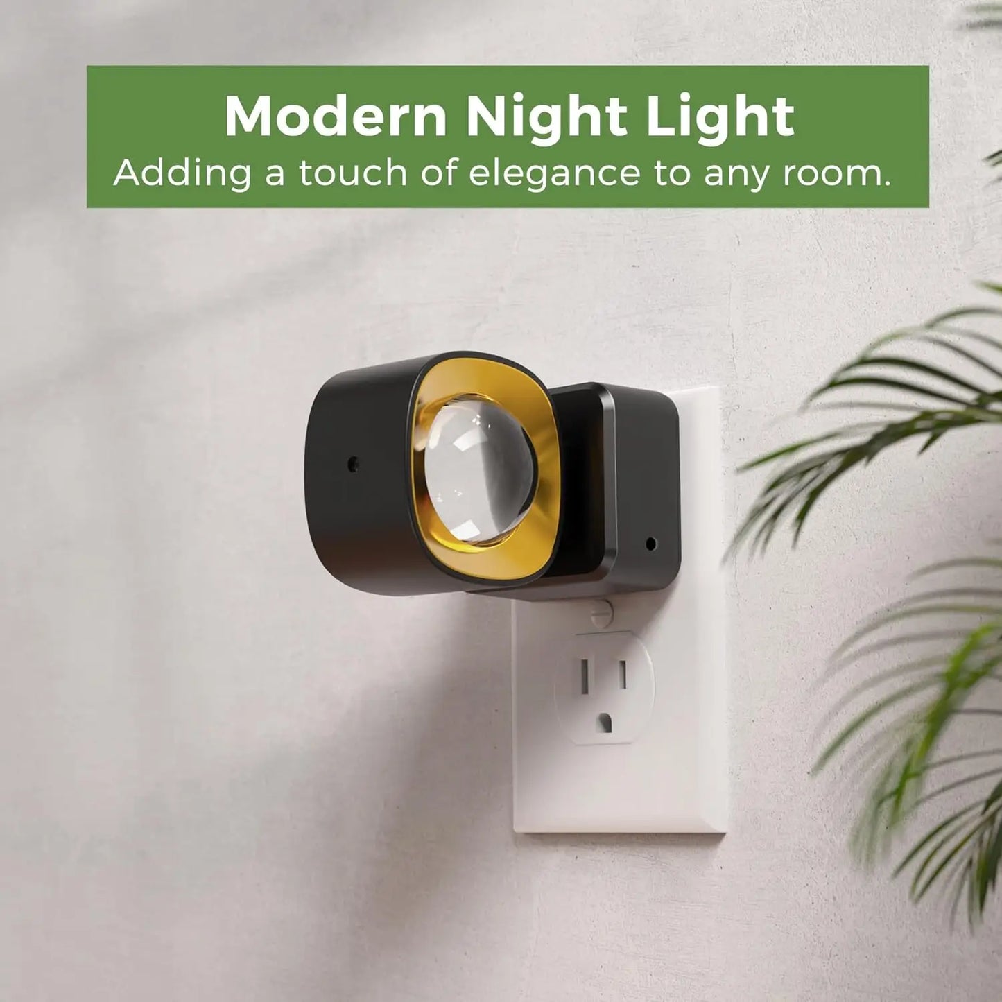 LED Night Light Projector With Dusk-to-Dawn Sensor