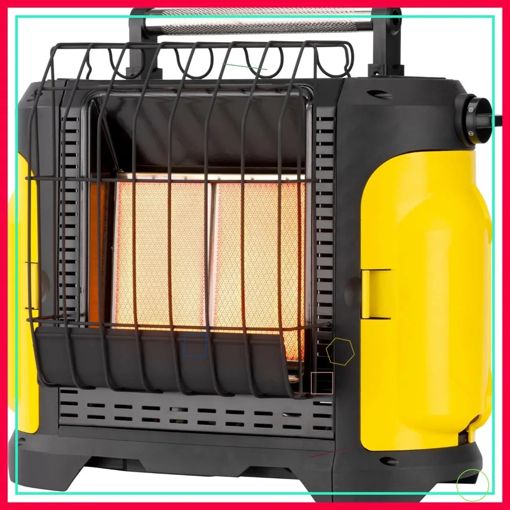 Portable 10000 BTU Propane Heater for Indoor and Outdoor Use