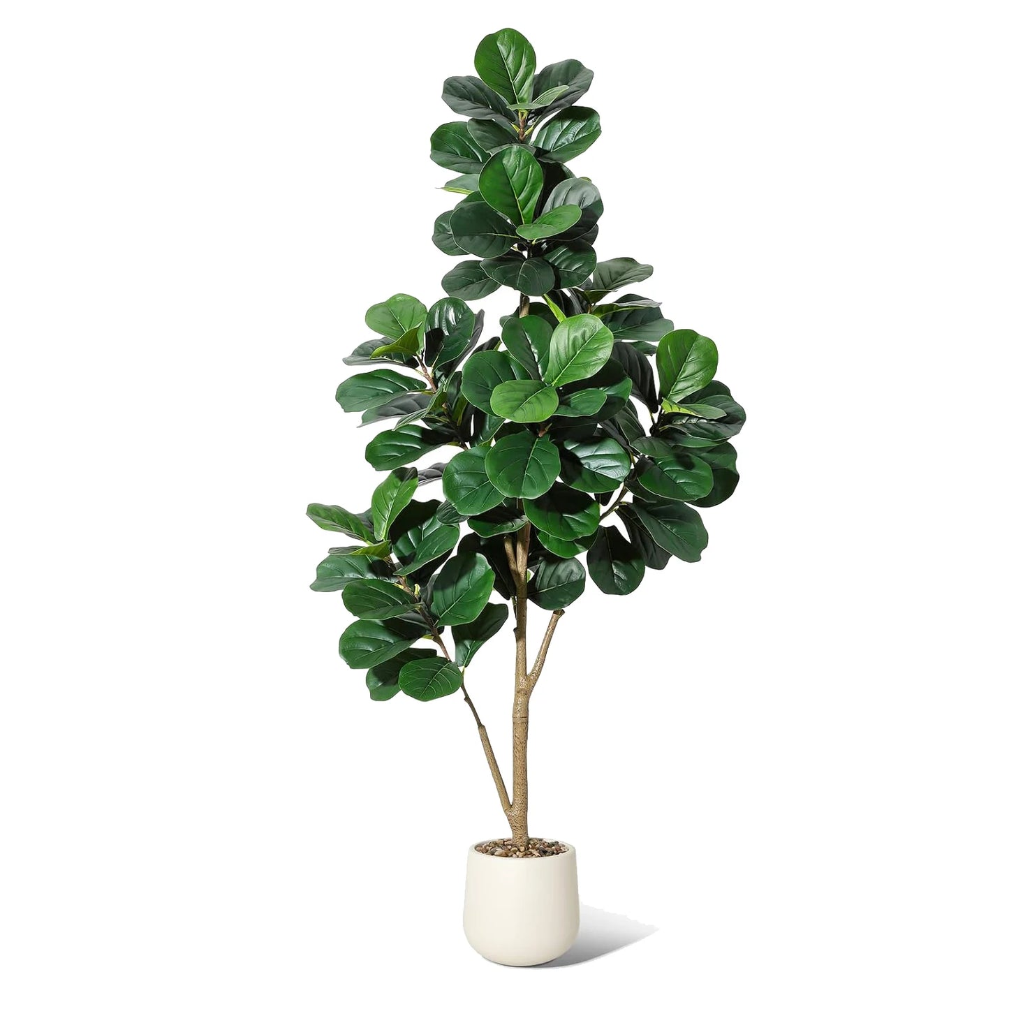 HiMISS Fiddle Leaf Fig Tree Artificial Realistic Planter