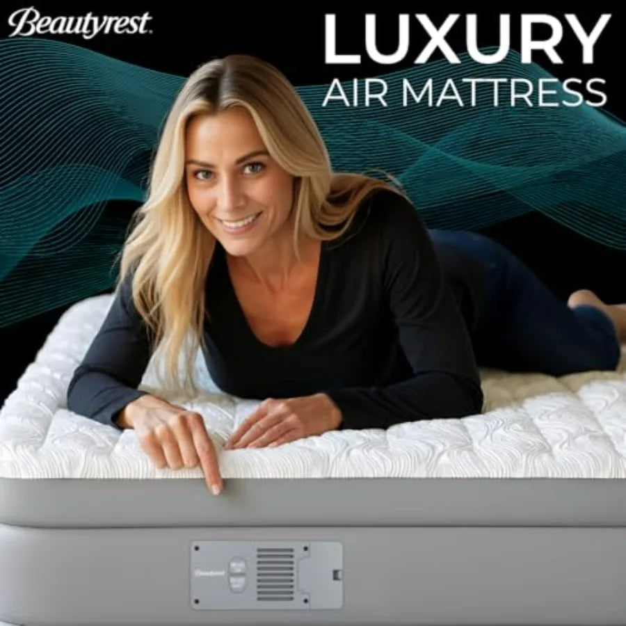 Full Luxury Air Mattress With Edge Support Ever Firm Fabric