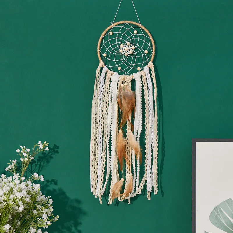 Moon Dream Chaser Bohemian Dream Catcher Wall Decor Set