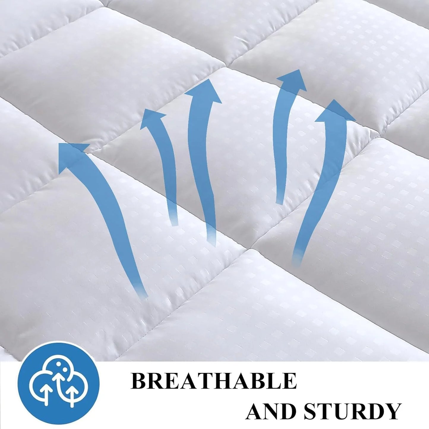 EasYum Mattress Protector Cover 360 GSM Breathable Dustproof