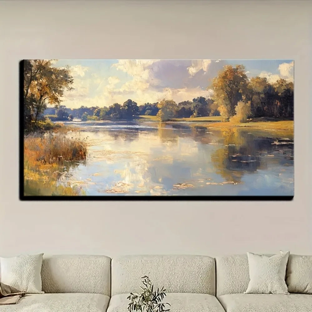 Natural Landscape Oil Painting Victorian Style Wall Decoration