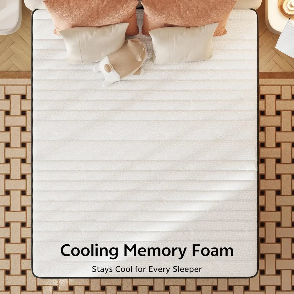 Firm Hybrid Mattress With Memory Foam And Pocket Springs