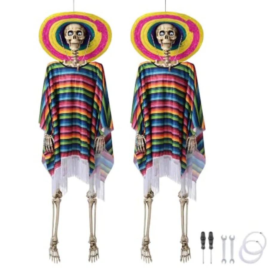 Day Of The Dead Posable Skeleton Halloween Altar Decoration