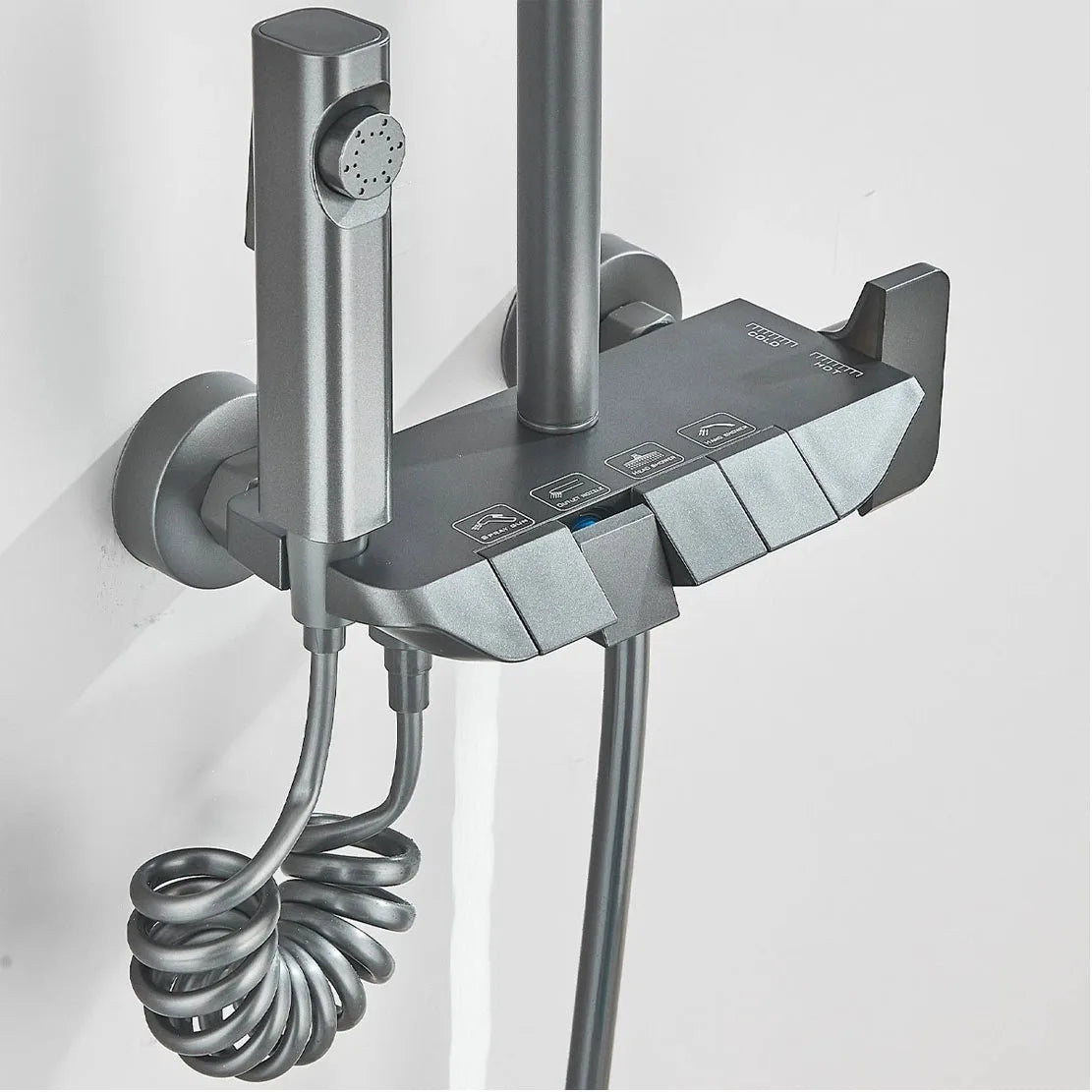Suguword Four Outlet Bathroom Faucet Set With Bidet Bath System