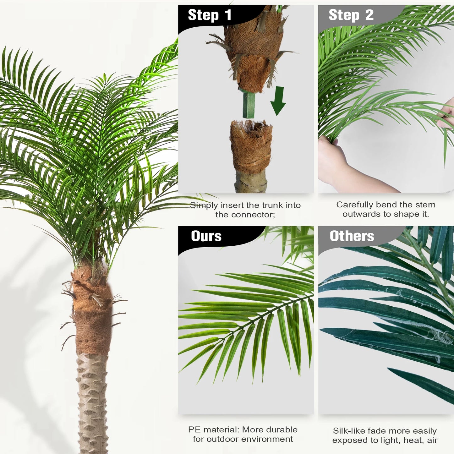 Artificial Palm Tree for Home and Office Decor Indoor Outdoor