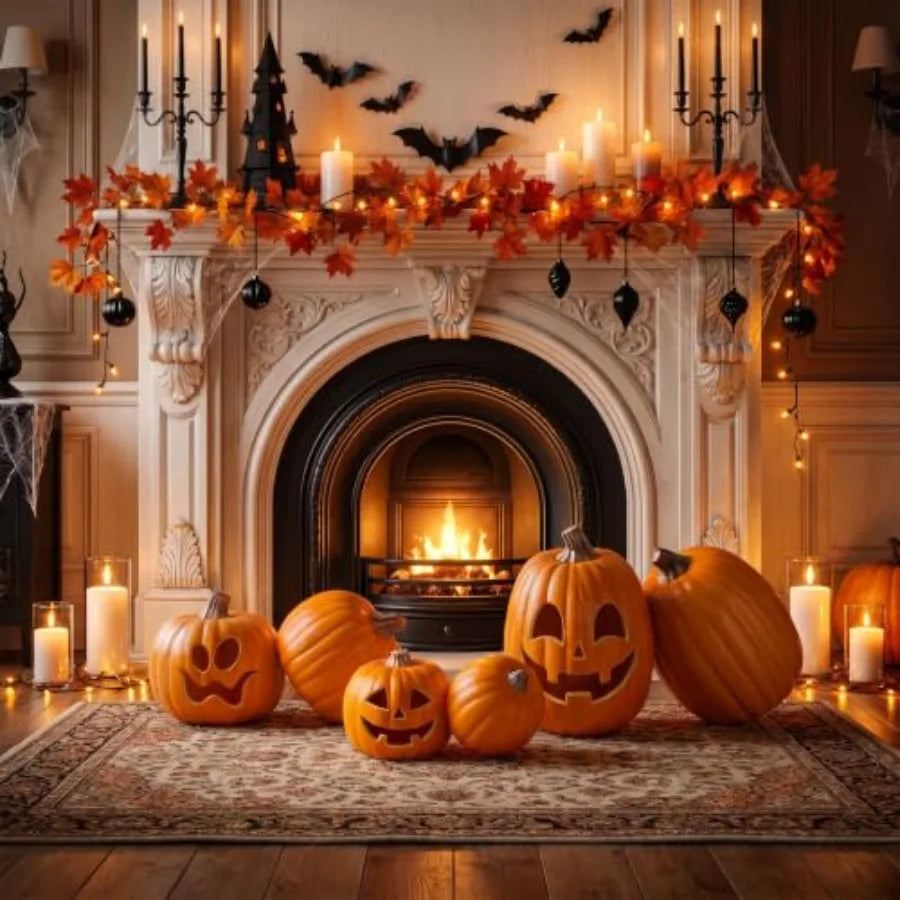 Carvable Artificial Pumpkins for Halloween and Thanksgiving Home Decor