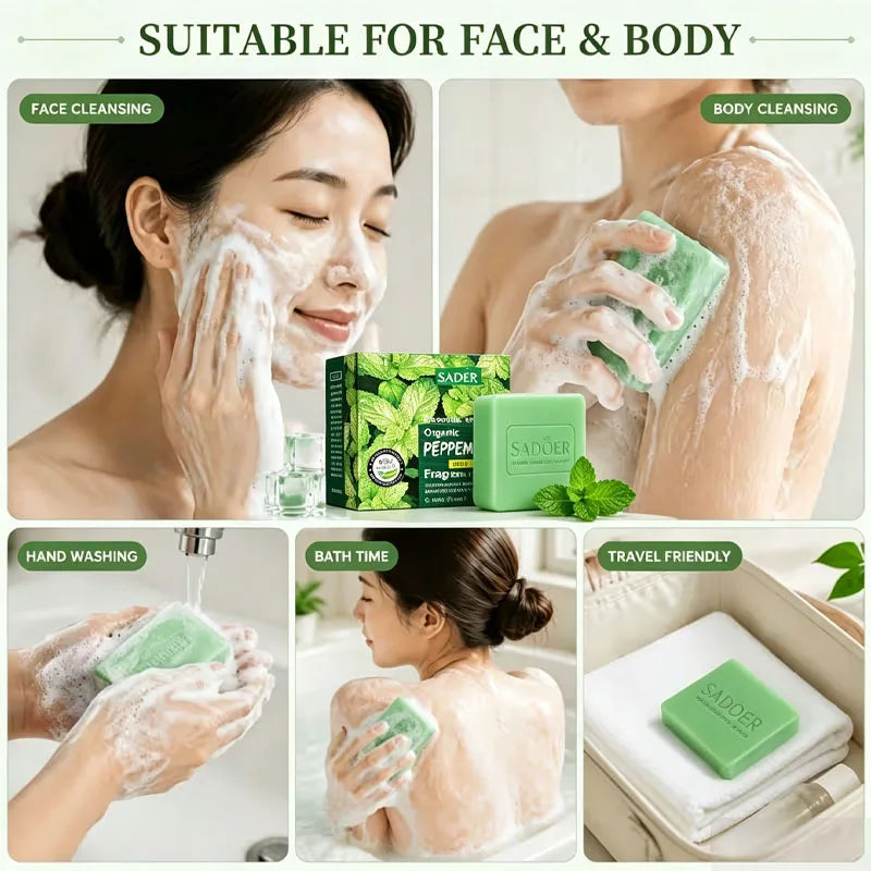 Handmade 4 In 1 Gentle Face And Body Cleansing Soap For Daily Care