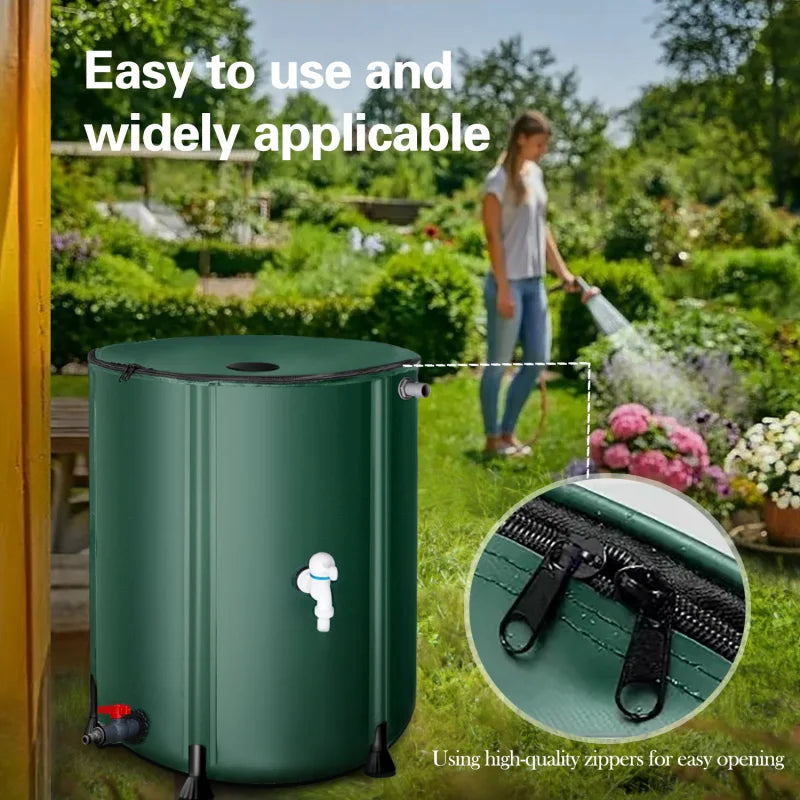 PVC Spliced Folding Bucket Garden Rainwater Barrel Rainwater Collector Rainwater Storage