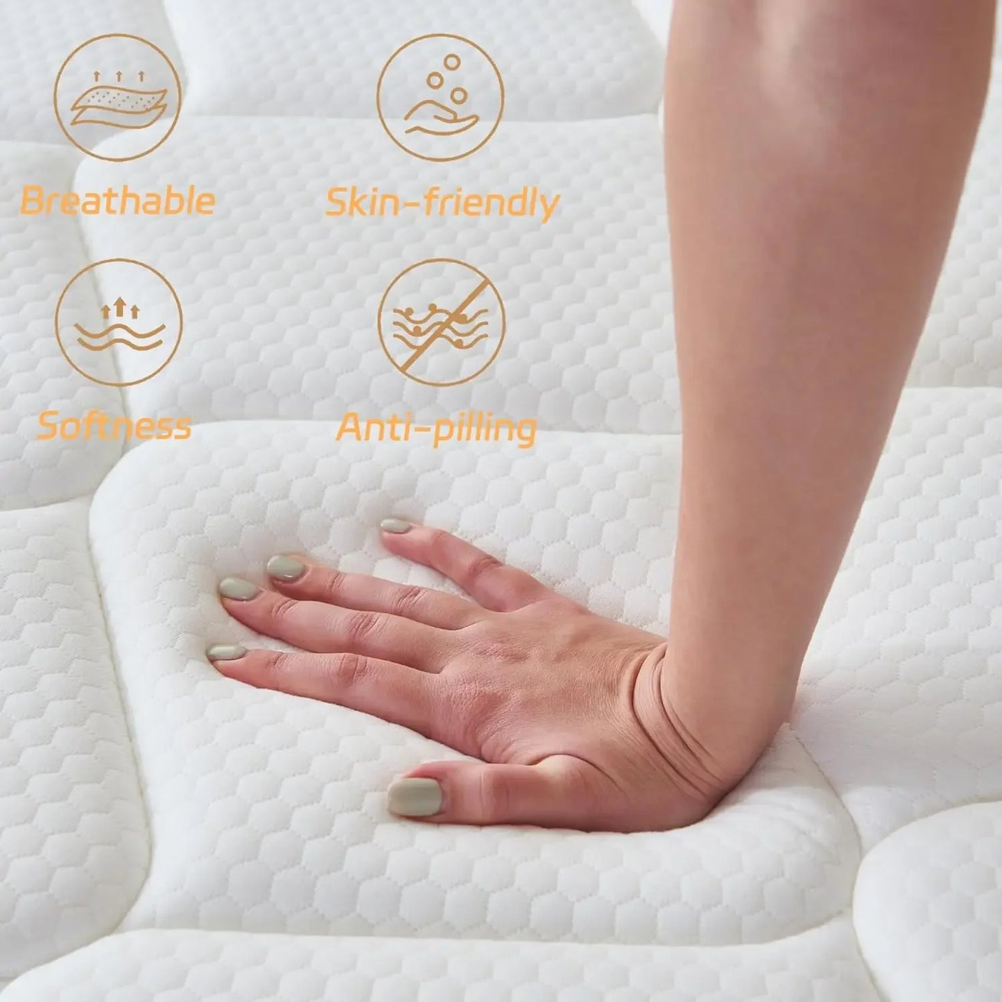 Memory Foam Hybrid Mattress With Individual Pocket Springs