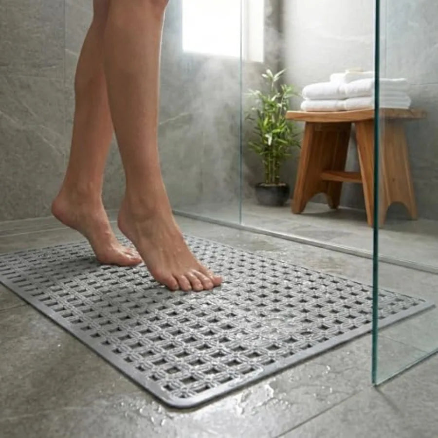 Non Slip Baby Bathtub Mat, Cartoon Shower Safety Mat for Toddlers