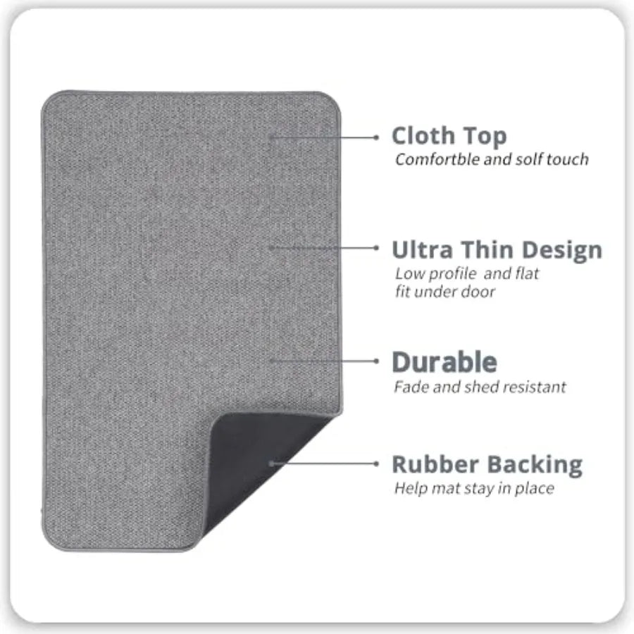 Quick Dry Machine Washable Non Slip Rubber Bathroom Bath Mat