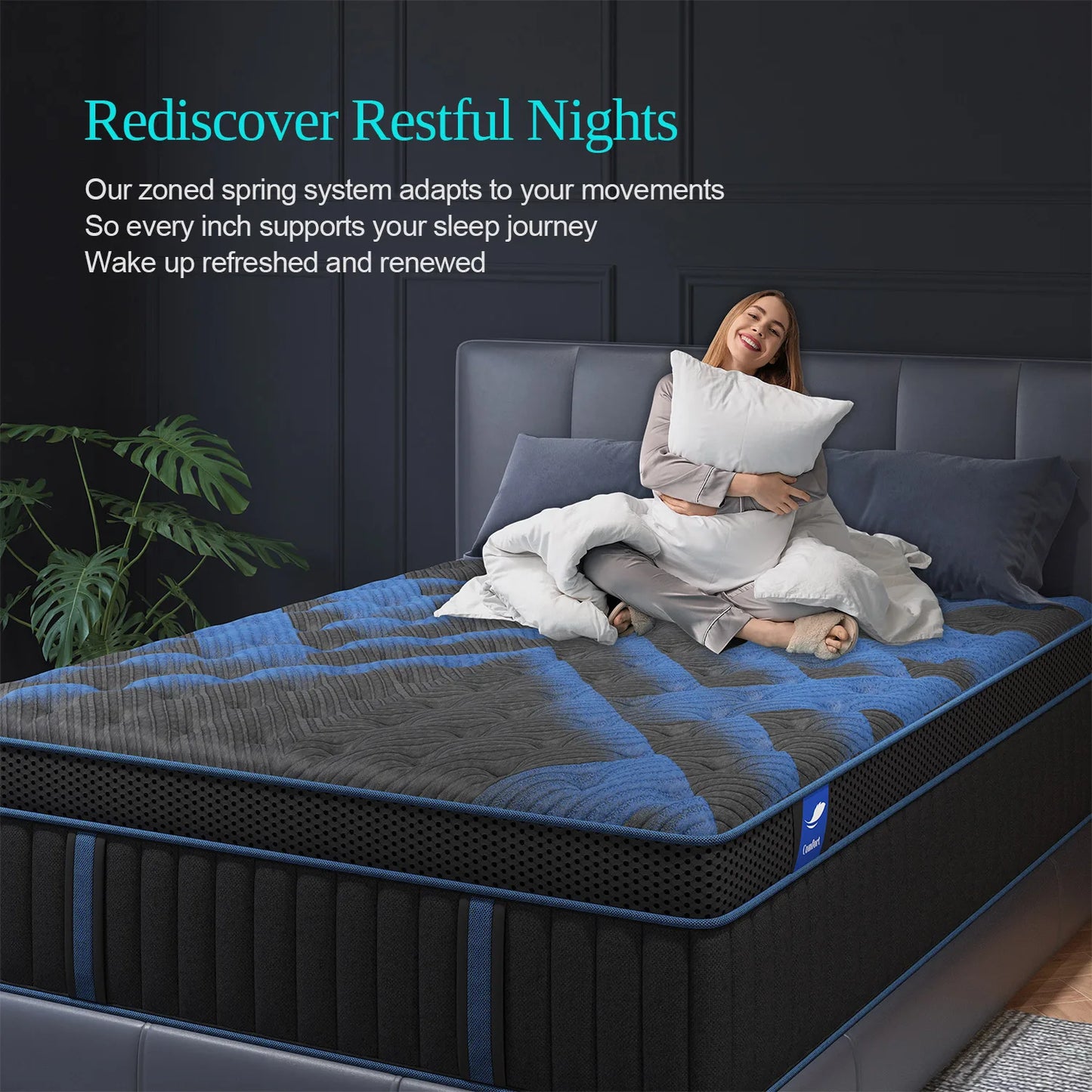 Sweetlove Gel Memory Foam Hybrid Mattress With Motion Isolation
