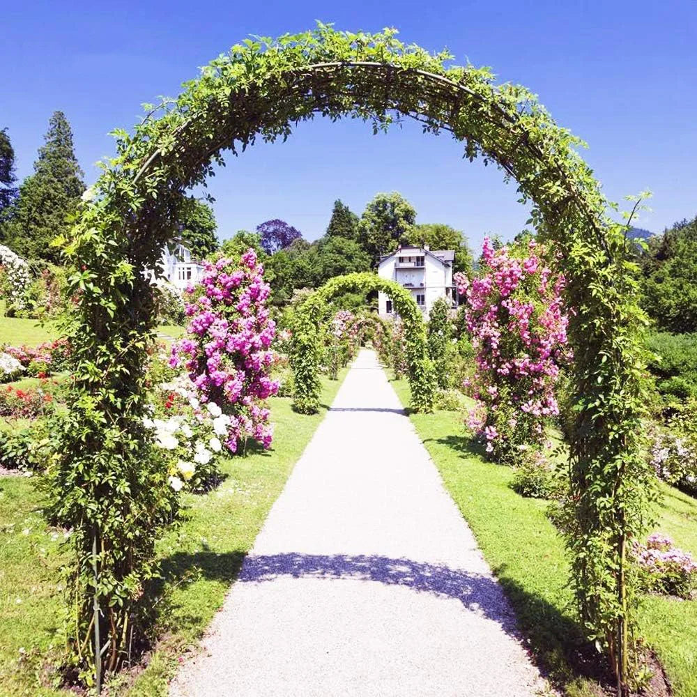 Heavy Duty Metal Garden Arch Rose Archway Trellis For Outdoors