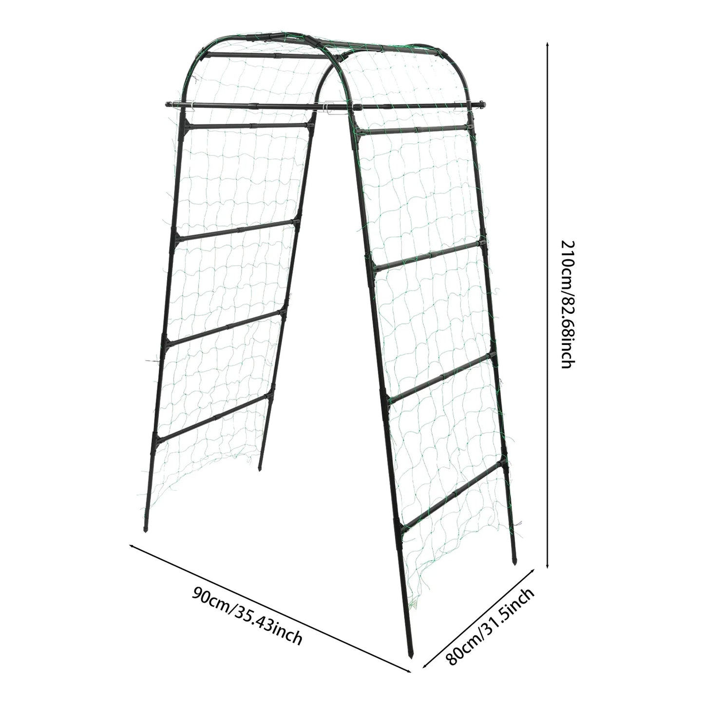 Metal Garden Arch Trellis For Climbing Plants Outdoor Indoor