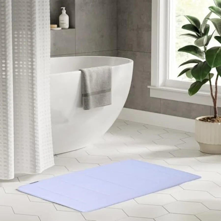 Memory Foam Bathroom Rug, Absorbent Non Slip Washable Bath Mat
